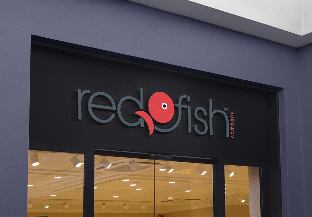 création du logo Redfish Company