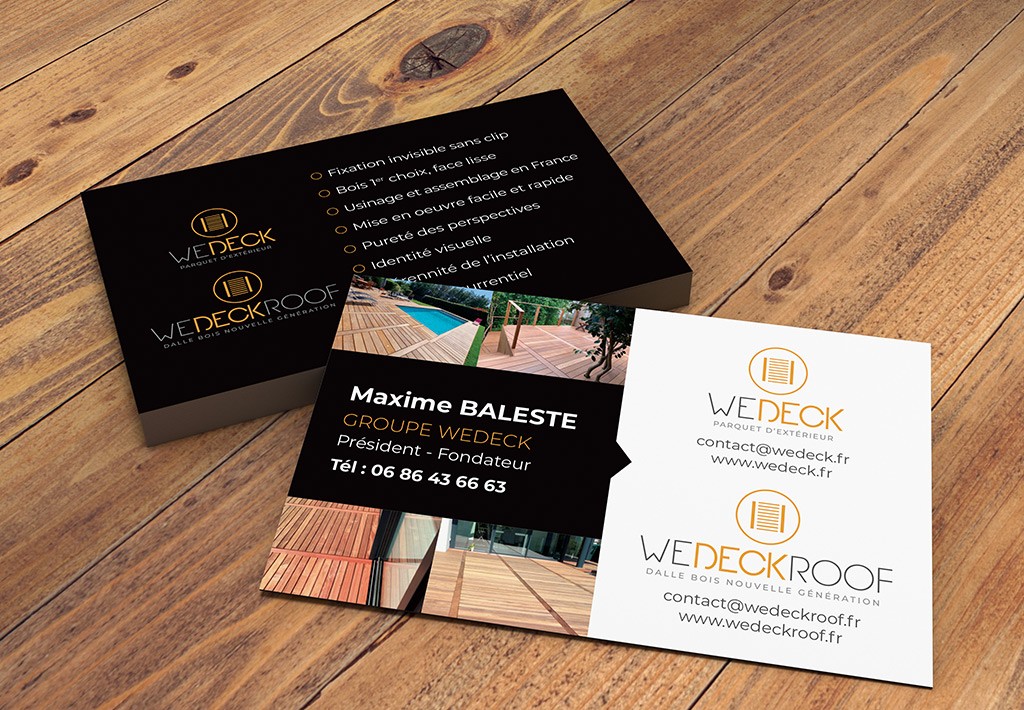 cartes de visite WeDeck